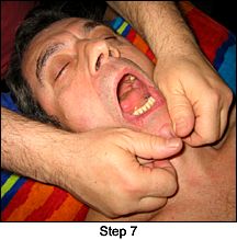medical massage technique to stretch all masticatory muscles