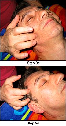 massage therapy technique step